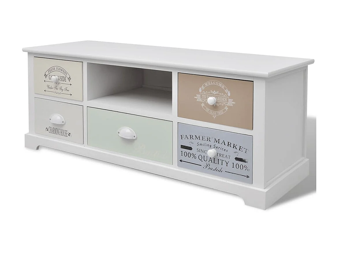 Meuble TV en style français Bois