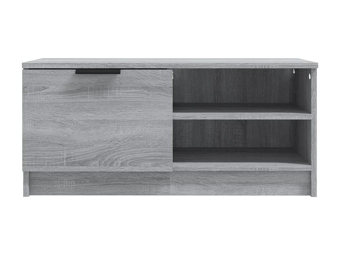 Mueble TV Sonoma gris 80x35x36,5 cm Madera contrachapada