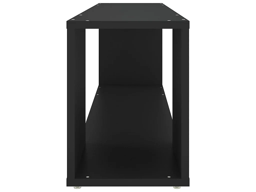 Meuble TV Noir 100x24x32 cm Aggloméré