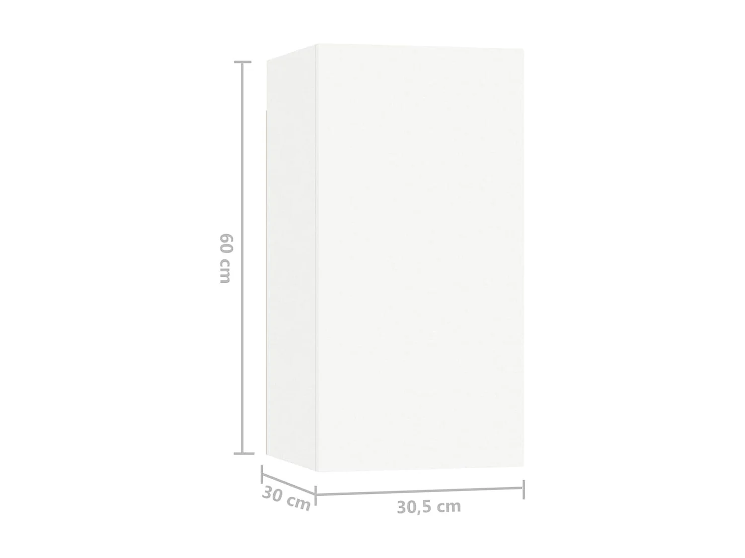 Ensemble de meuble TV 10 pcs Blanc Aggloméré