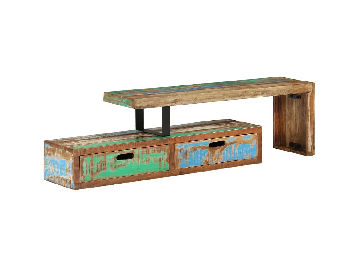TV-meubel Massief hergebruikt hout