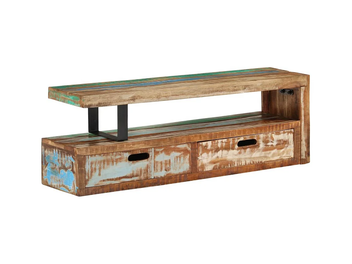 TV-meubel Massief hergebruikt hout