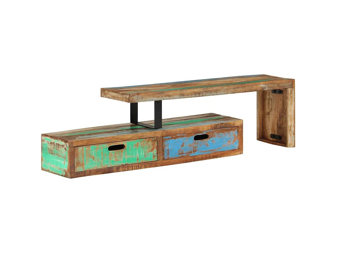 TV-meubel Massief hergebruikt hout