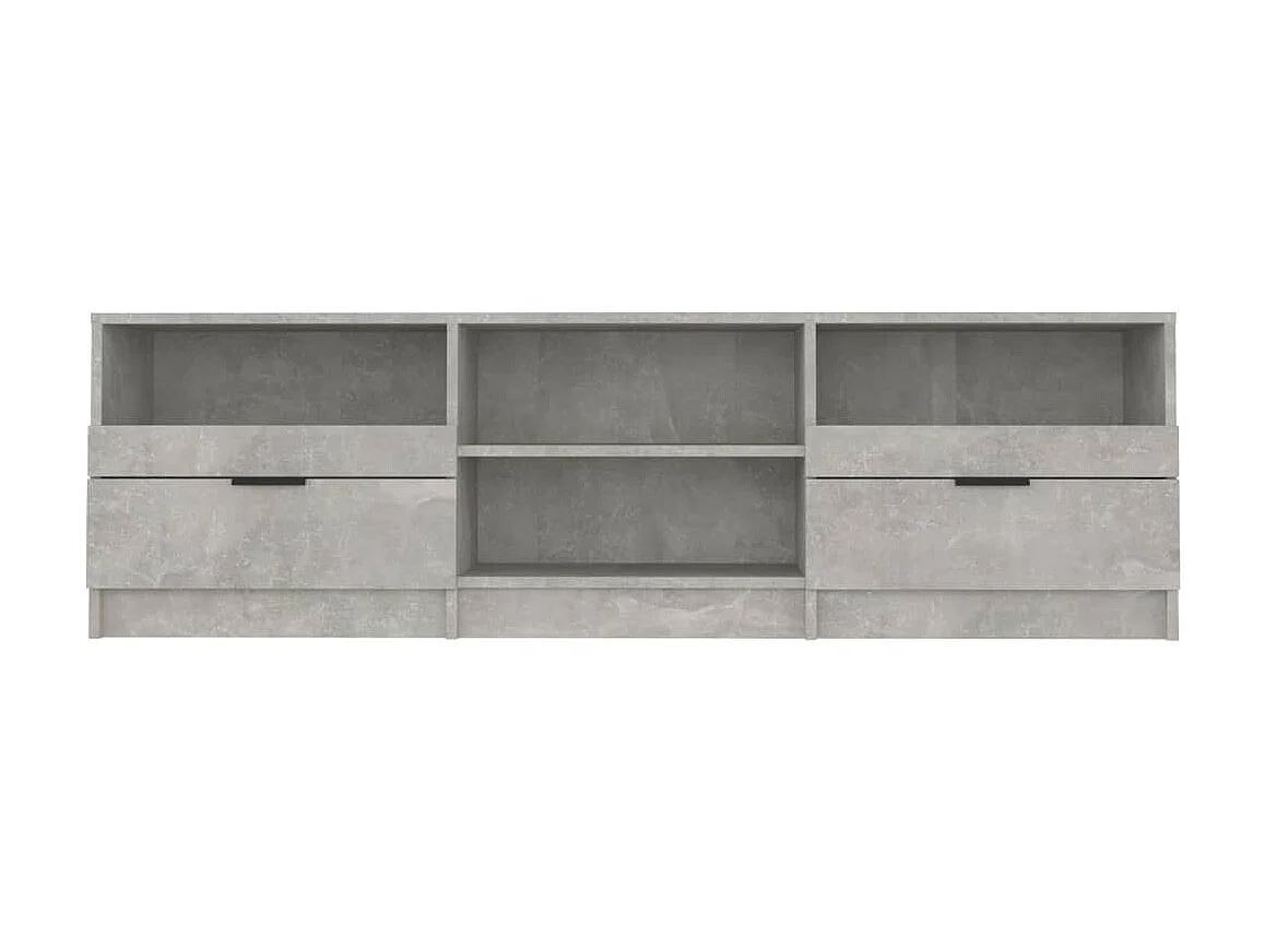 Meuble TV Gris béton 150x33,5x45 cm Bois d'ingénierie