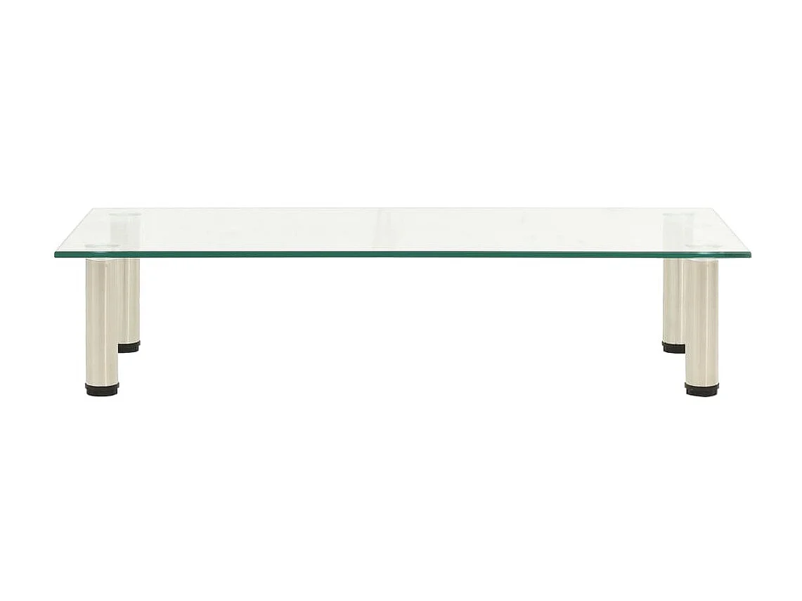 Transparant TV-meubel 80x35x17 cm Gehard glas