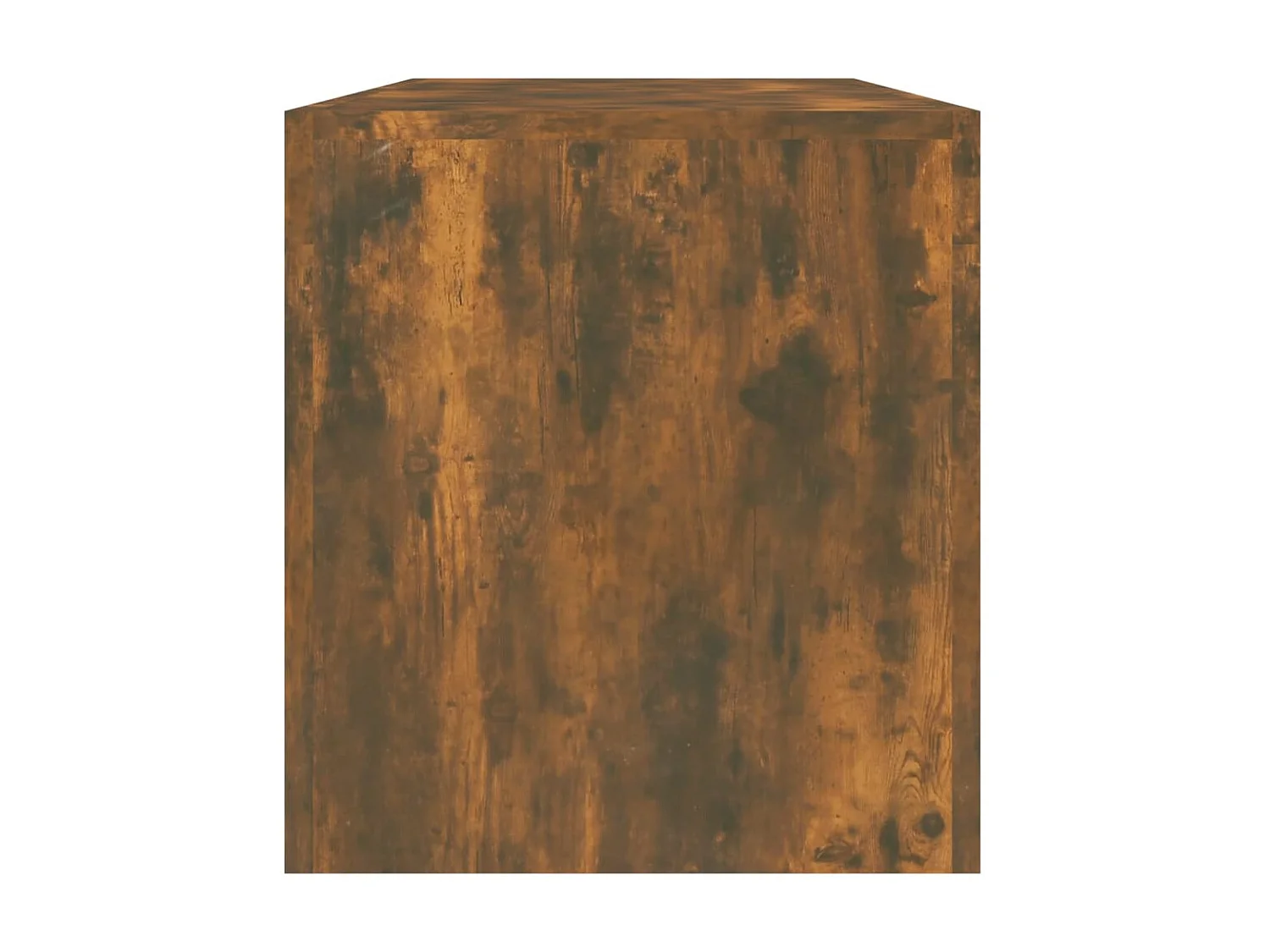 Meuble TV avec lumières LED Chêne fumé 140x36,5x40 cm