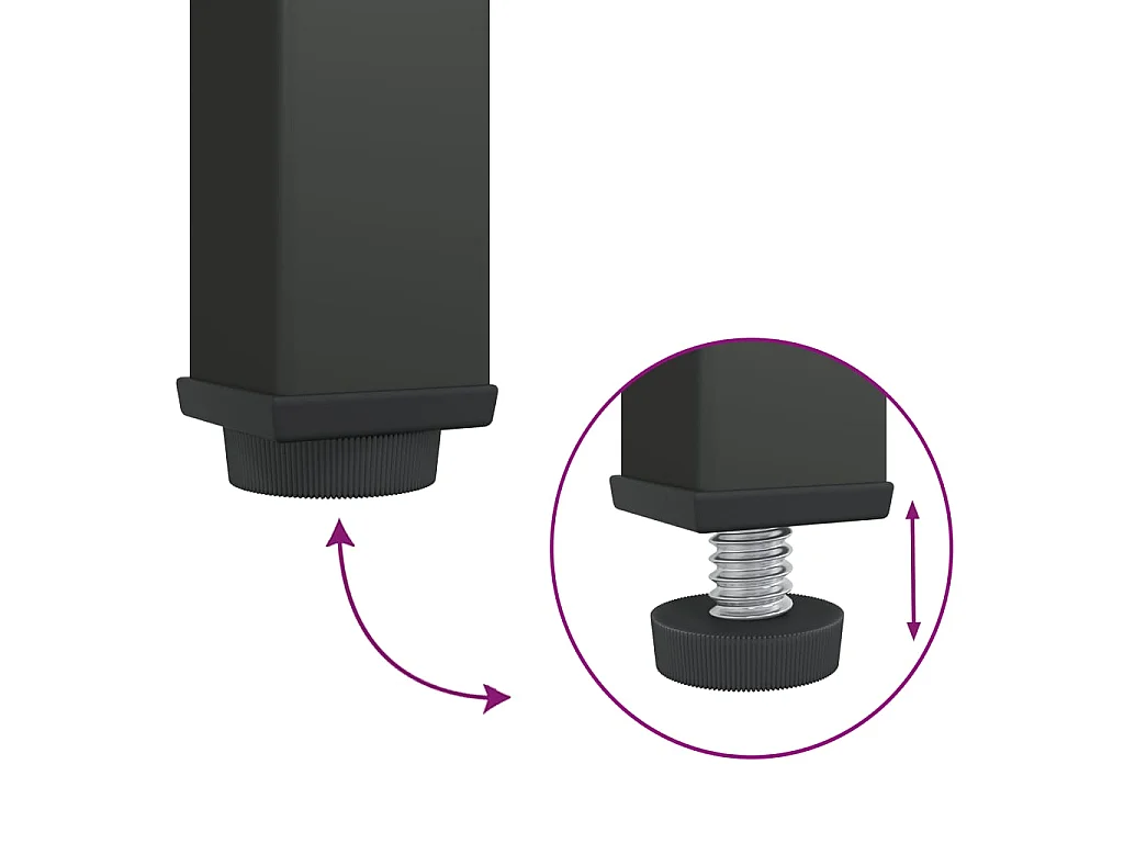 Meuble TV noir 105x35x50 cm verre et acier