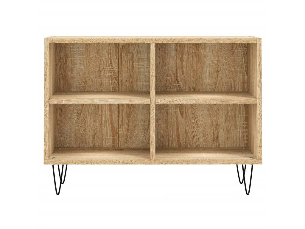 Meuble TV chêne sonoma 69,5 x 30 x 50 cm bois d'ingénierie