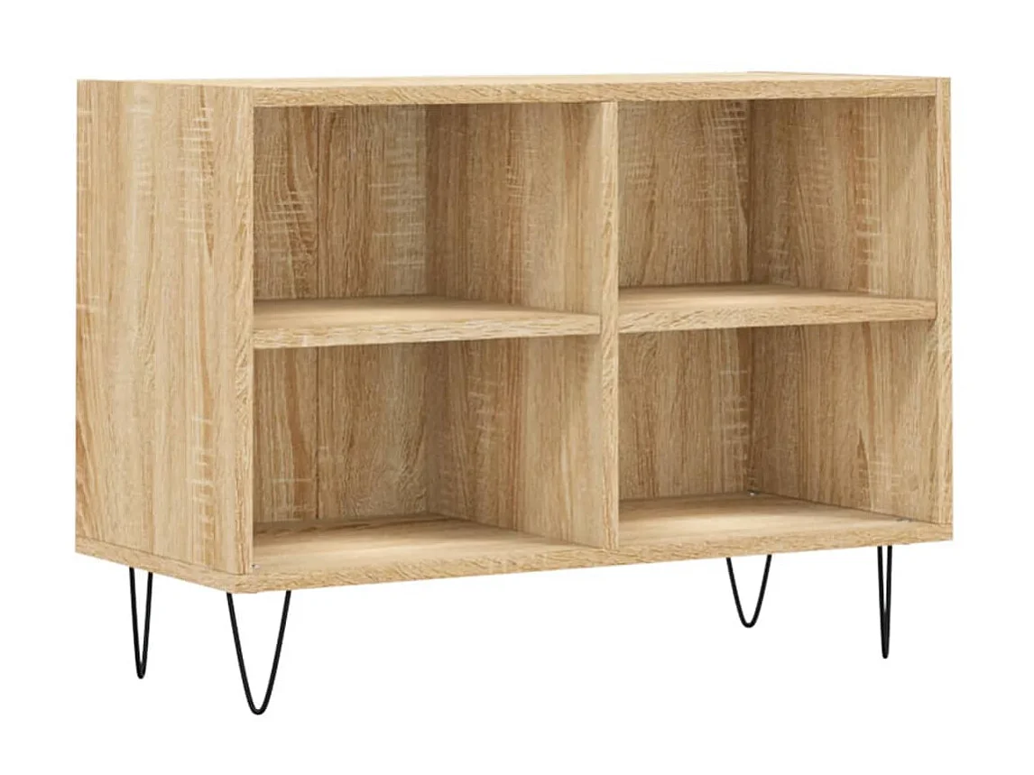Meuble TV chêne sonoma 69,5 x 30 x 50 cm bois d'ingénierie