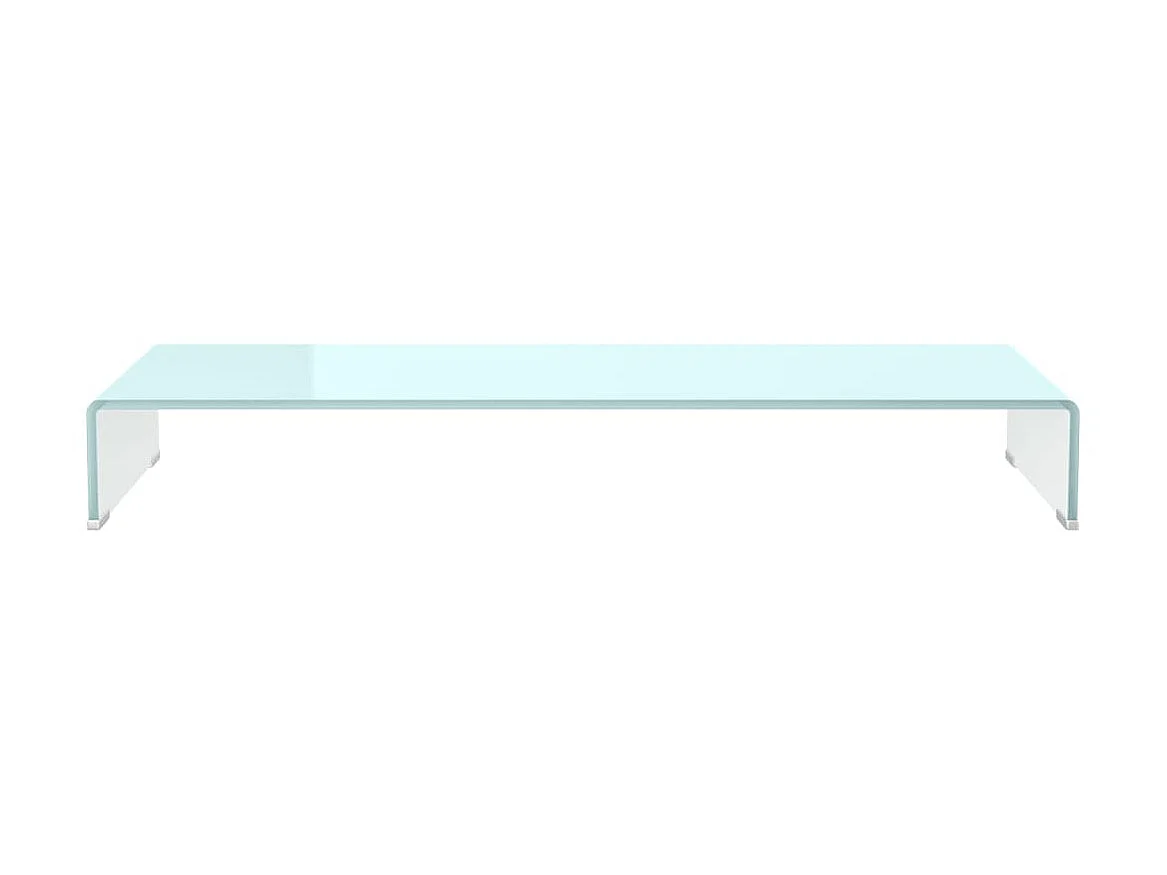 Meuble TV/Support pour moniteur 100x30x13 cm verre vert