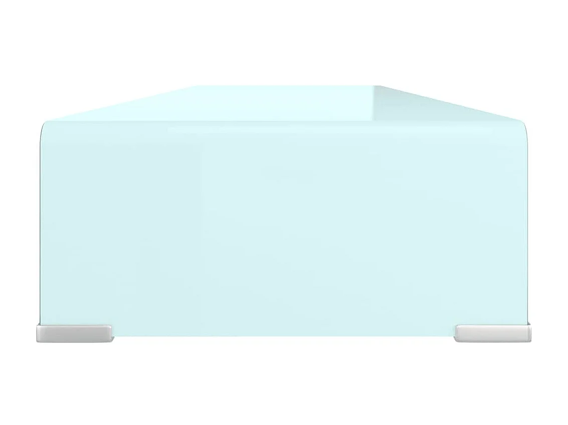 Meuble TV/Support pour moniteur 100x30x13 cm verre vert