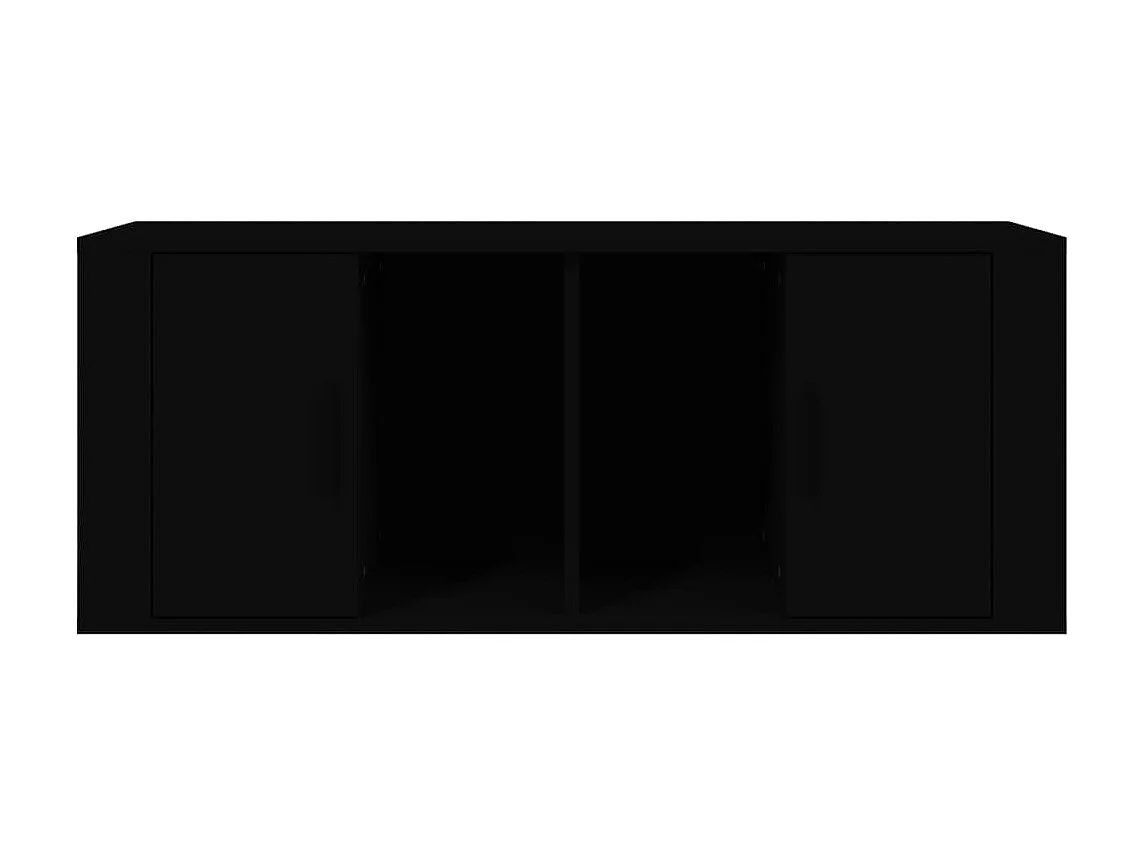 Meuble TV Noir 100x35x40 cm Bois d'ingénierie