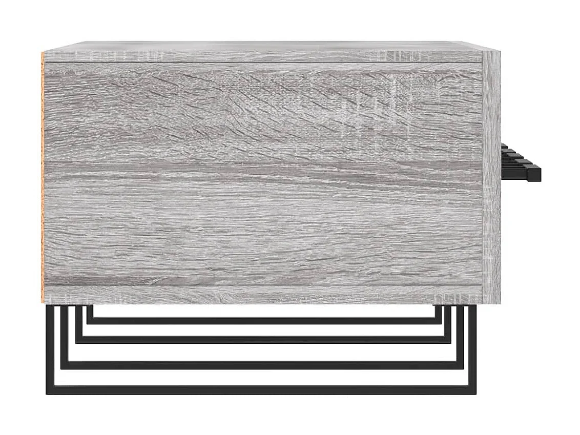 Meuble TV sonoma gris 150x36x30 cm bois d'ingénierie