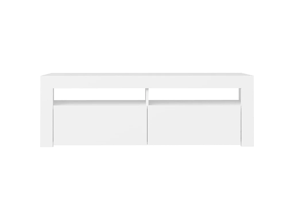 Mobile TV con luci LED bianche 120x35x40 cm