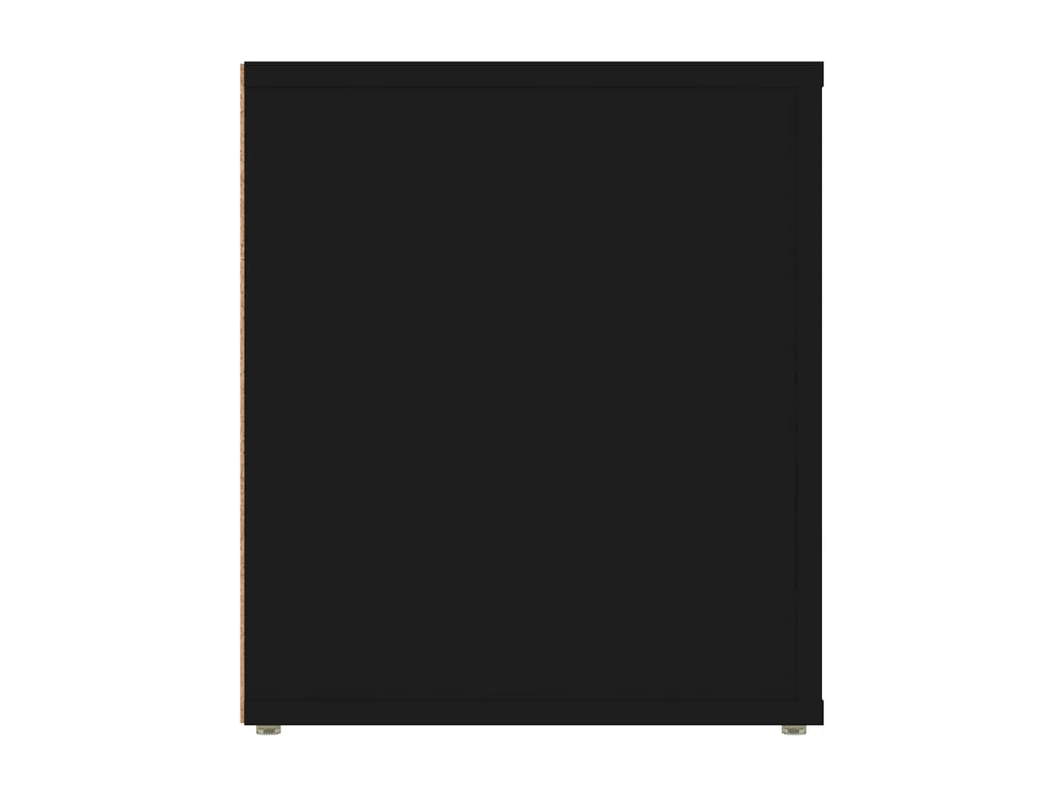 Zwart TV-meubel 100x35x40 cm Bewerkt hout