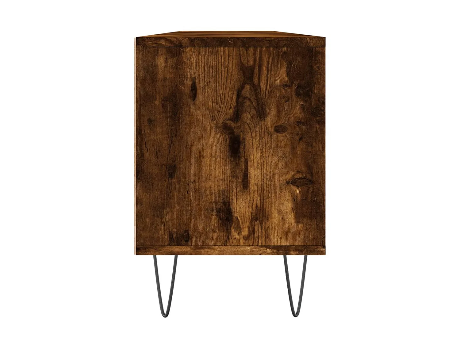 Meuble TV chêne fumé 150x30x44,5 cm bois d'ingénierie