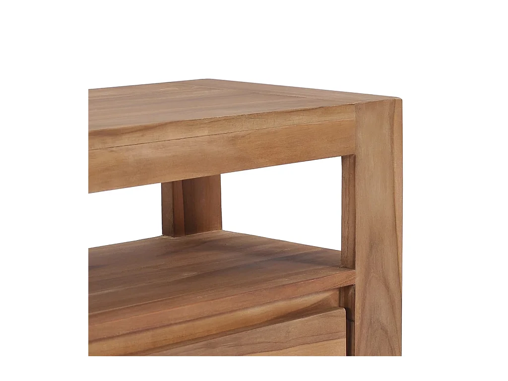 Meuble TV 120 x 30 x 40 cm Bois de teck massif