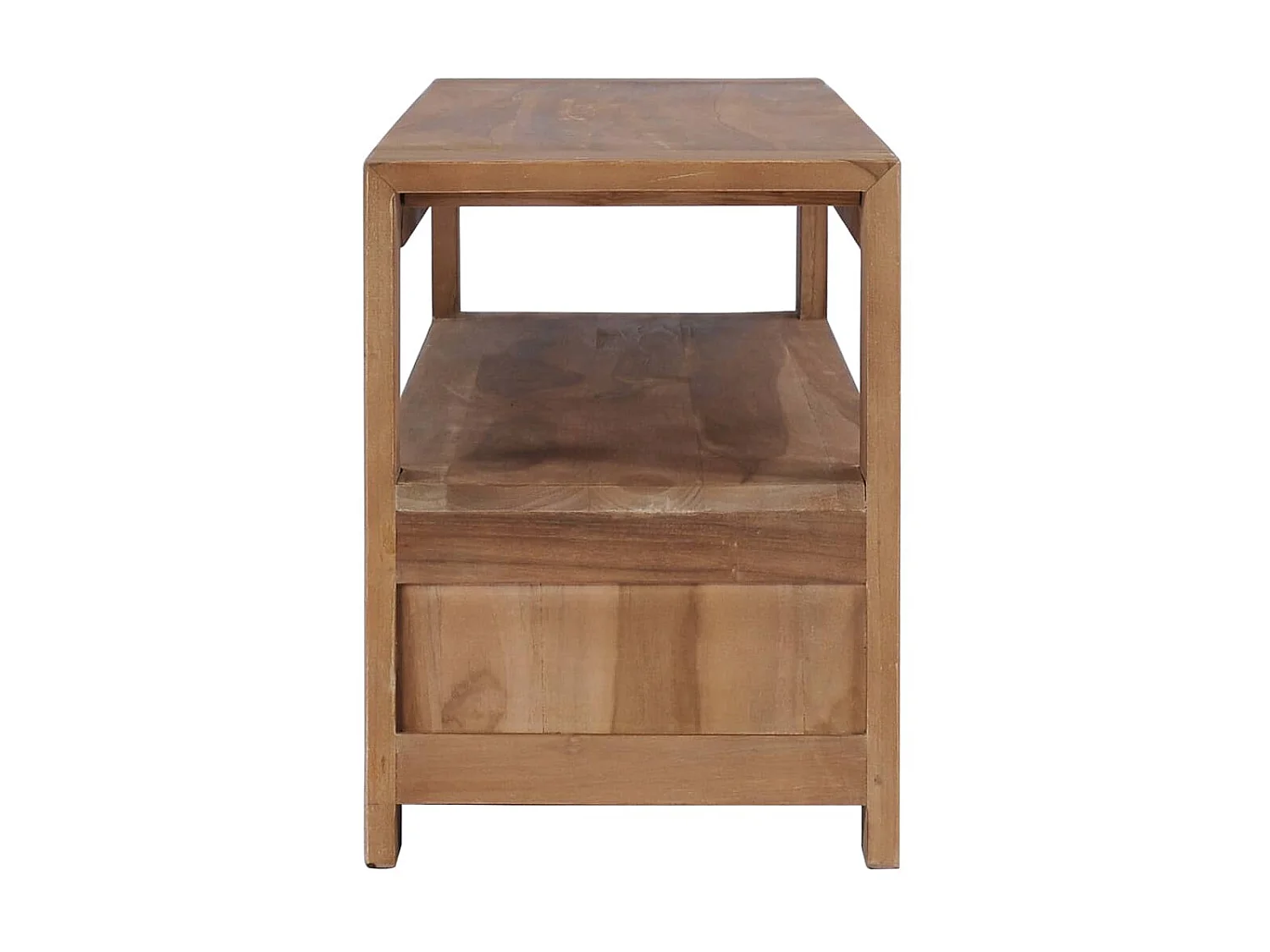 Móvel de TV 120 x 30 x 40 cm Madeira maciça de teca