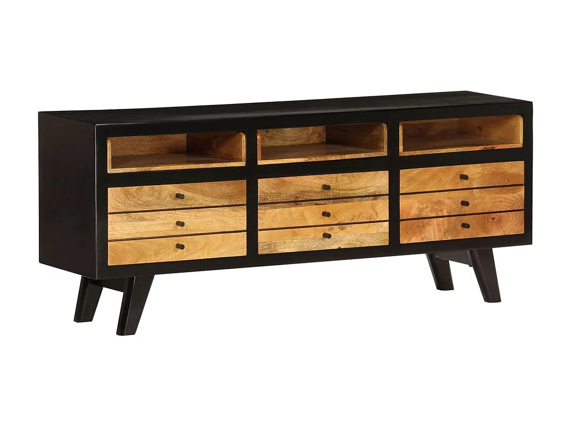 Mueble TV Madera maciza de mango 120 x 30 x 50 cm
