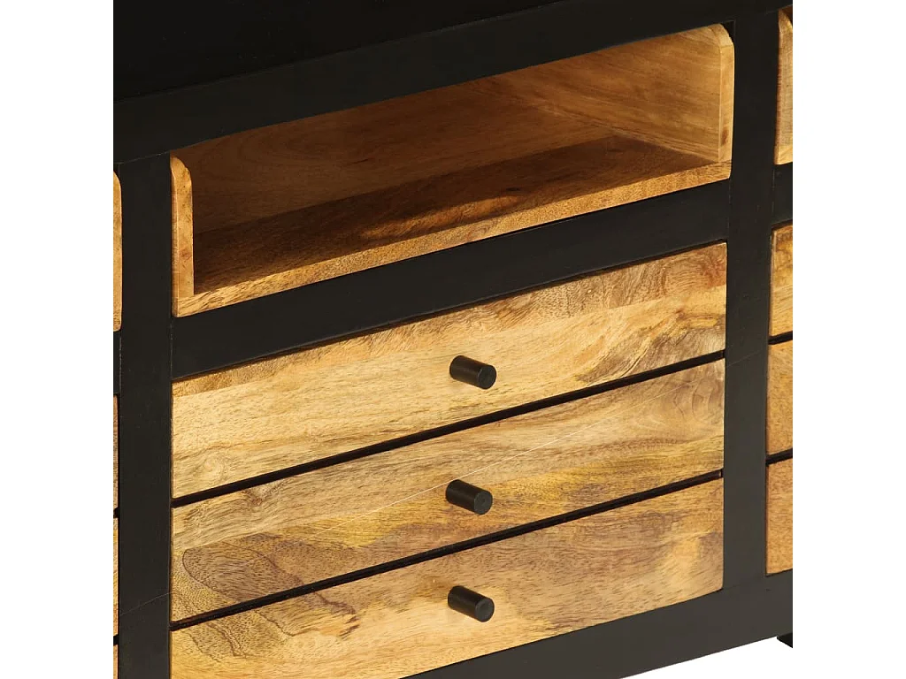 Meuble TV Bois de manguier massif 120 x 30 x 50 cm