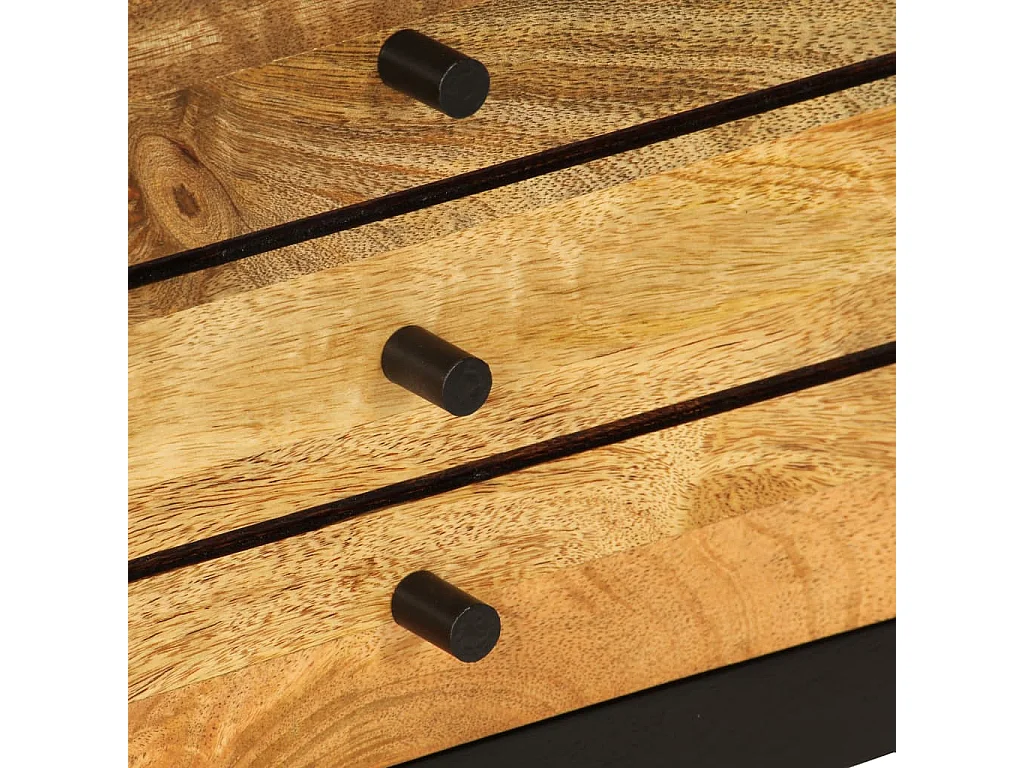 Meuble TV Bois de manguier massif 120 x 30 x 50 cm