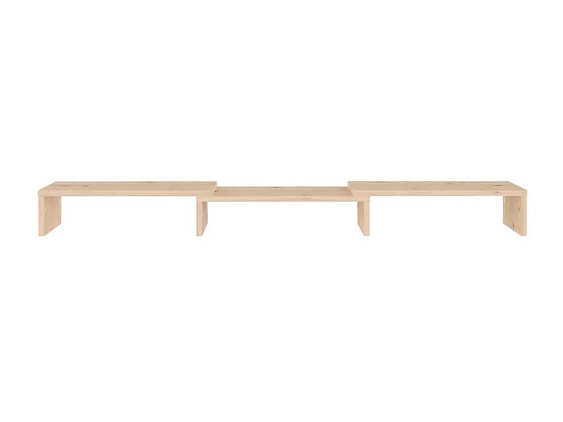 Soporte para monitor 80x24x10,5 cm Madera maciza de pino