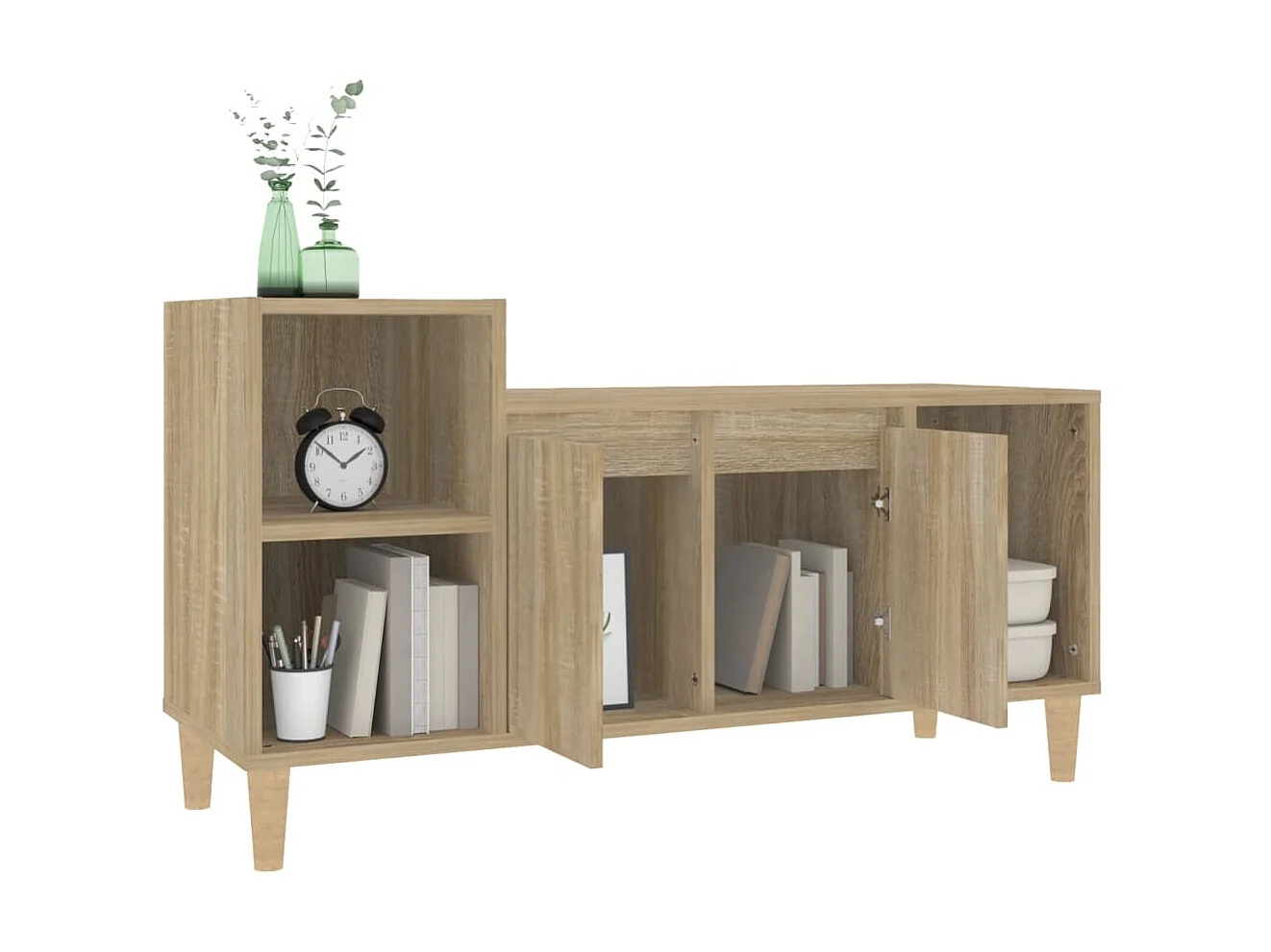 Meuble TV Chêne sonoma 100x35x55 cm Bois d'ingénierie