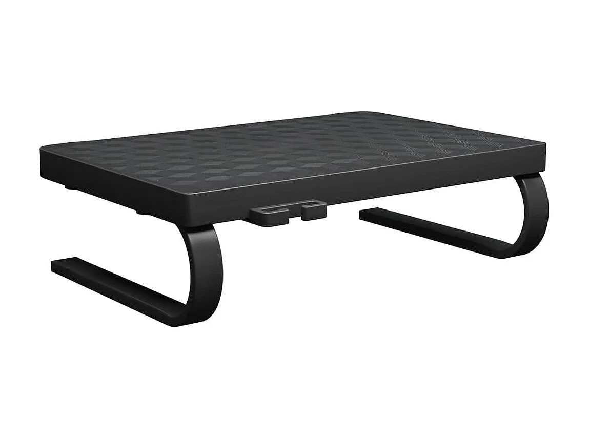 Support de moniteur Noir 37x28x11,5 cm