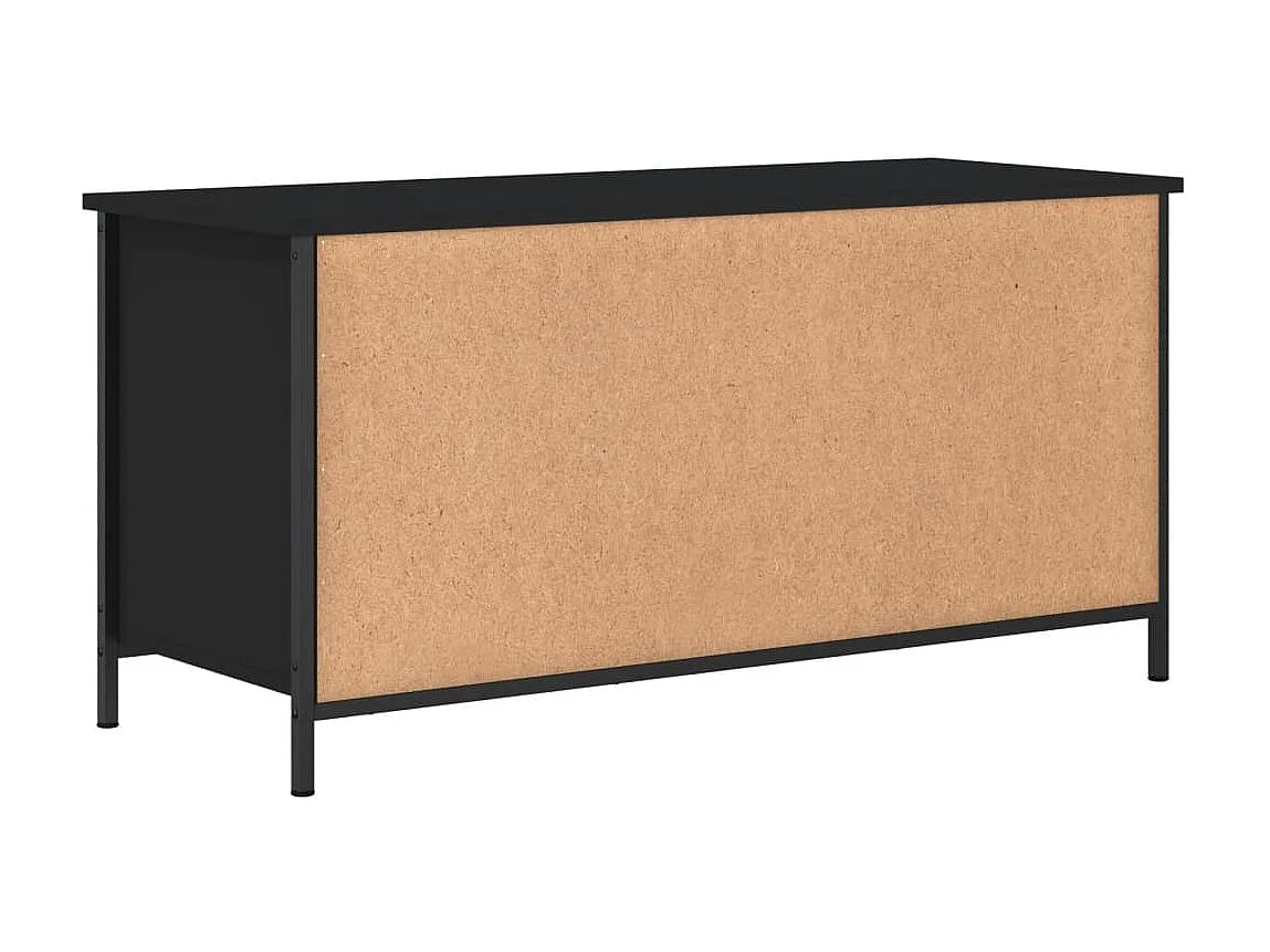 Meuble TV Noir 100x40x50 cm Bois d'ingénierie