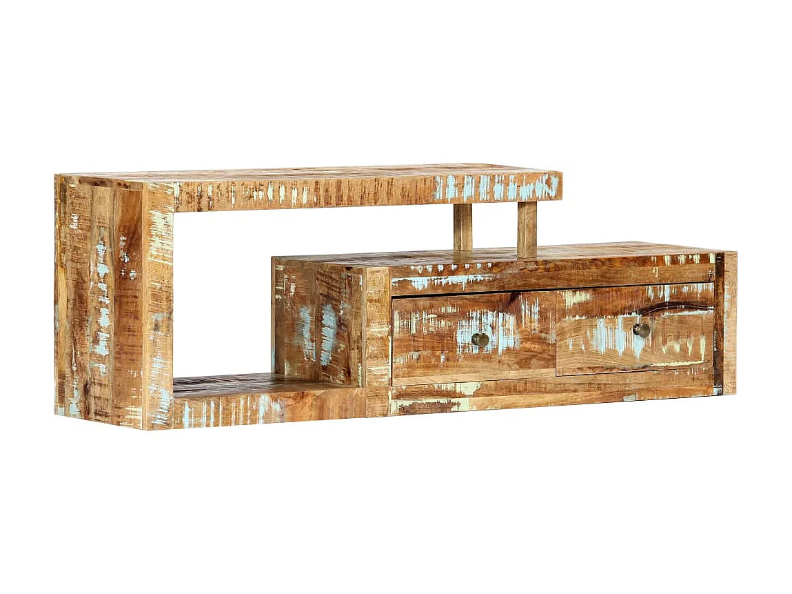 Mueble TV 120 x 30 x 40 cm Madera maciza recuperada