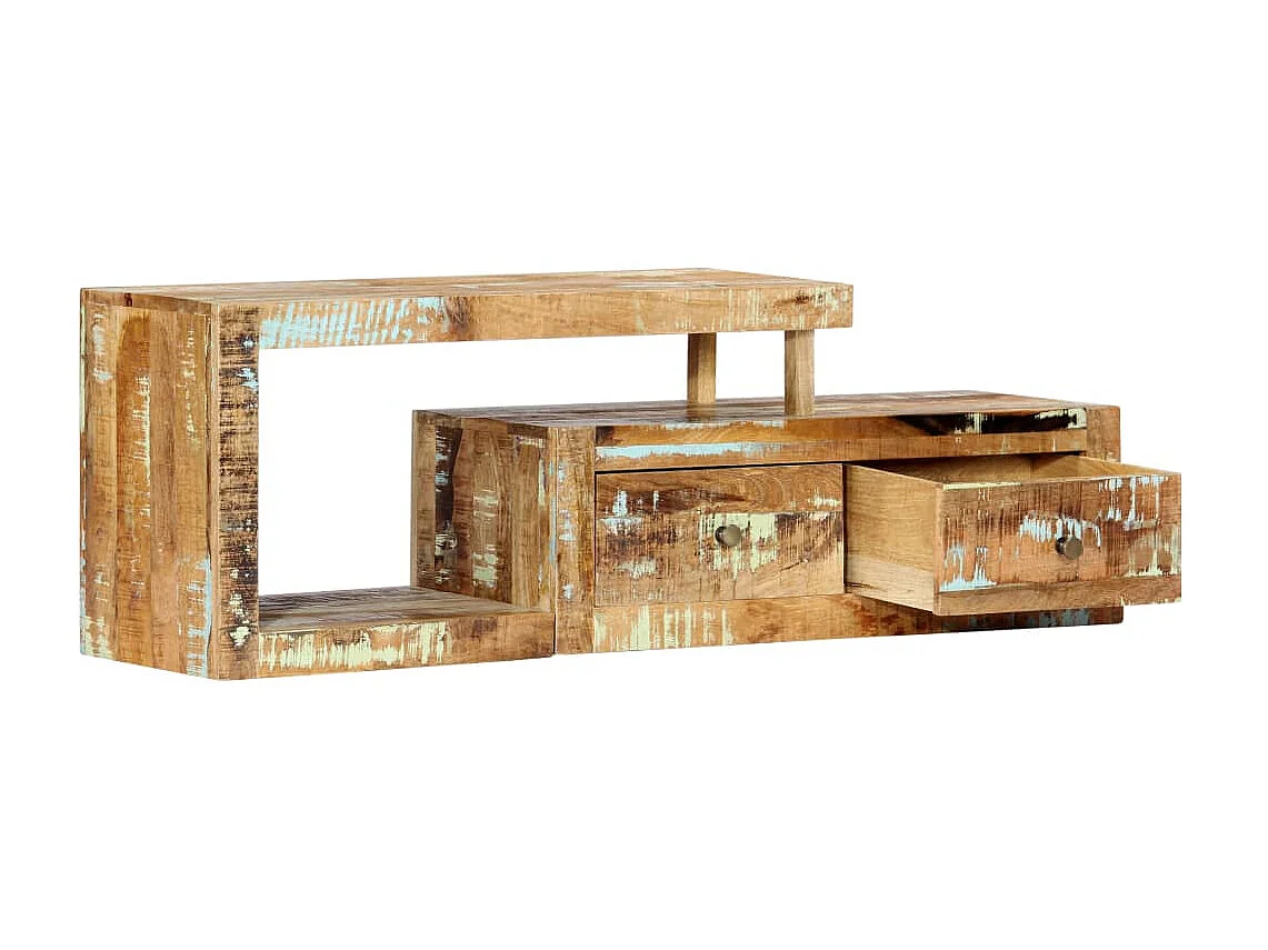 TV-meubel 120 x 30 x 40 cm Massief hergebruikt hout