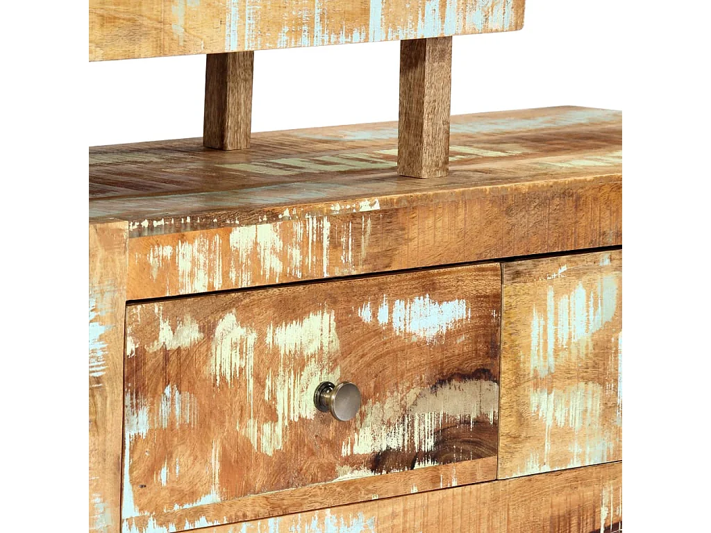 TV-meubel 120 x 30 x 40 cm Massief hergebruikt hout