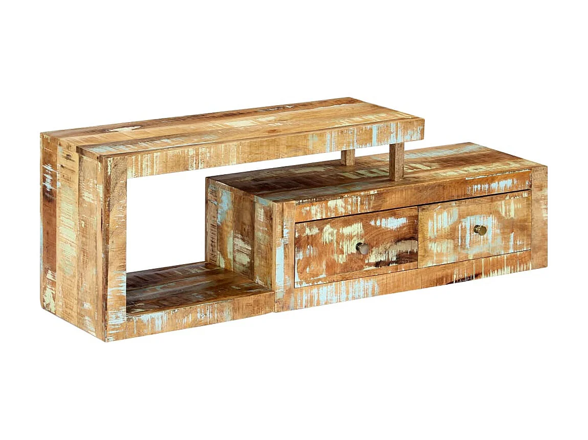 TV-meubel 120 x 30 x 40 cm Massief hergebruikt hout