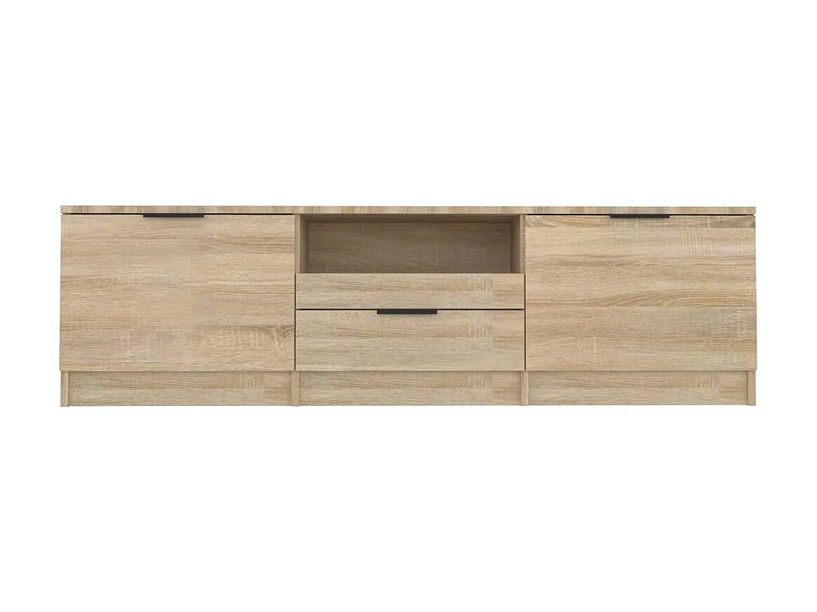 Meuble TV Chêne sonoma 140x35x40 cm Bois d'ingénierie