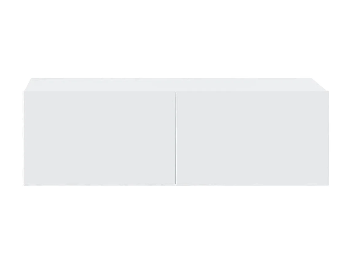 Meubles TV muraux 4 pcs Blanc 100x30x30 cm