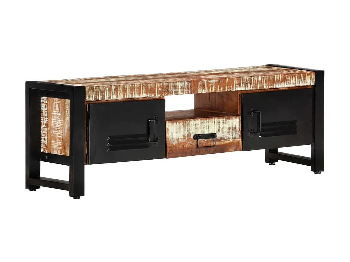 TV-Schrank 120x30x40 cm Massives Altholz