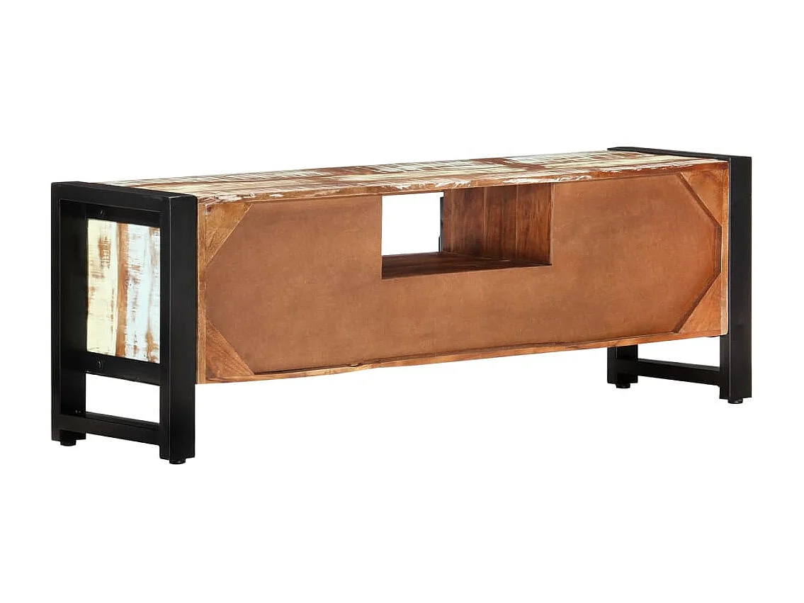 TV-Schrank 120x30x40 cm Massives Altholz