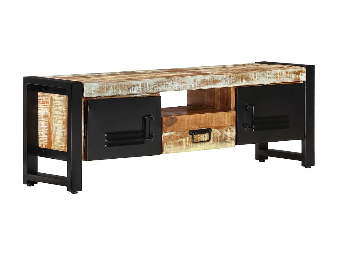 TV-Schrank 120x30x40 cm Massives Altholz