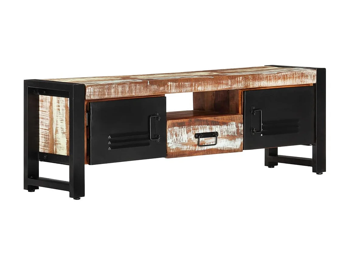 TV-Schrank 120x30x40 cm Massives Altholz