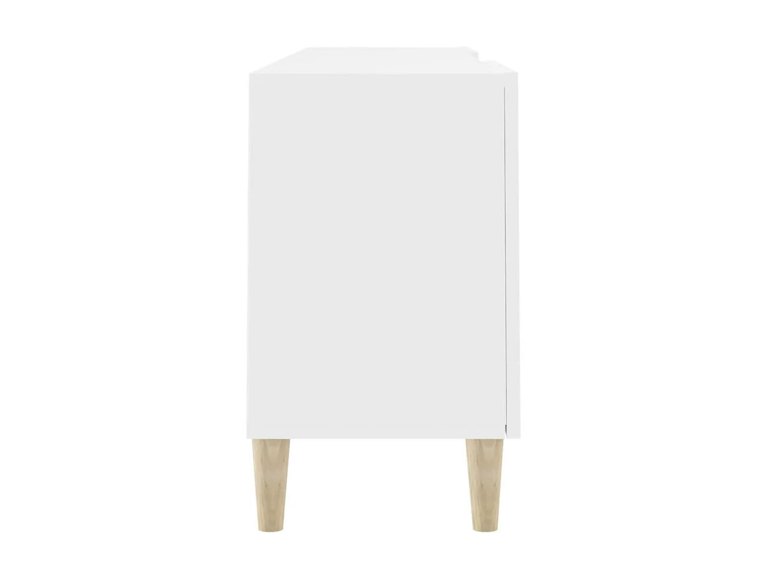 Meuble TV Blanc 150x30x50 cm Bois d'ingénierie