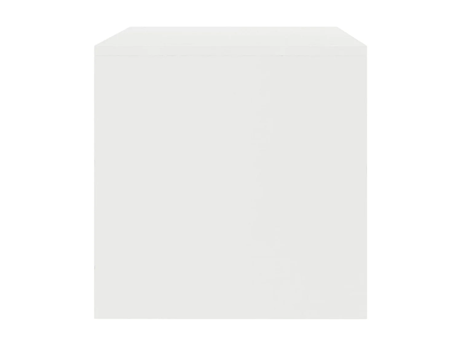 Meuble TV Blanc 100 x 40 x 40 cm Aggloméré