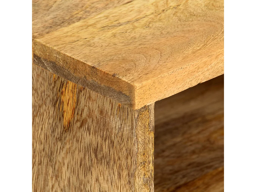 Meuble TV 110x36x50 cm Bois massif de manguier