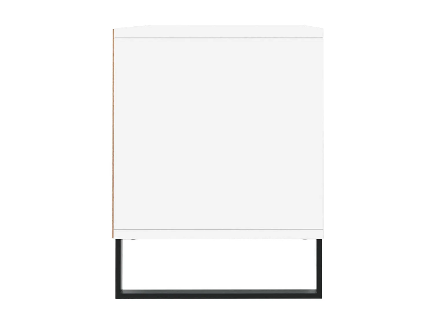 Mobile TV bianco 100x34,5x44,5 cm in derivati del legno