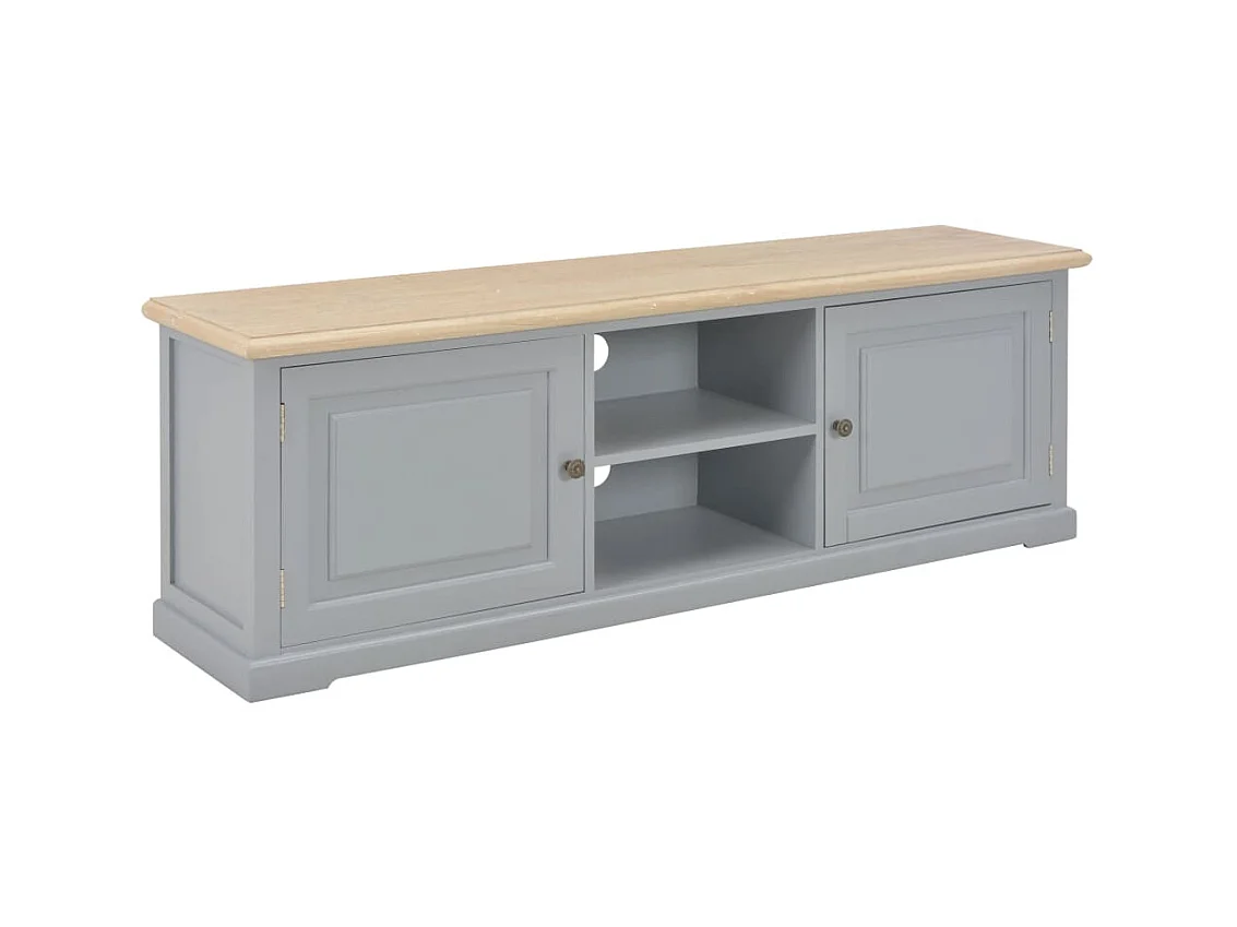 Meuble TV Gris 120 x 30 x 40 cm Bois