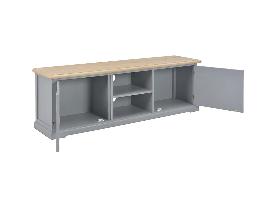 Meuble TV Gris 120 x 30 x 40 cm Bois