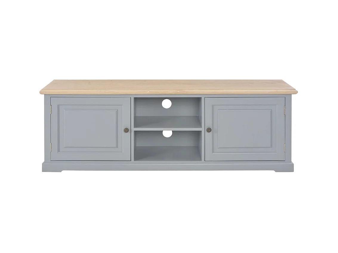 Meuble TV Gris 120 x 30 x 40 cm Bois