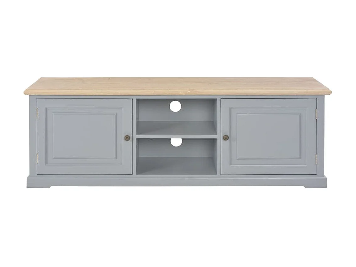 Meuble TV Gris 120 x 30 x 40 cm Bois
