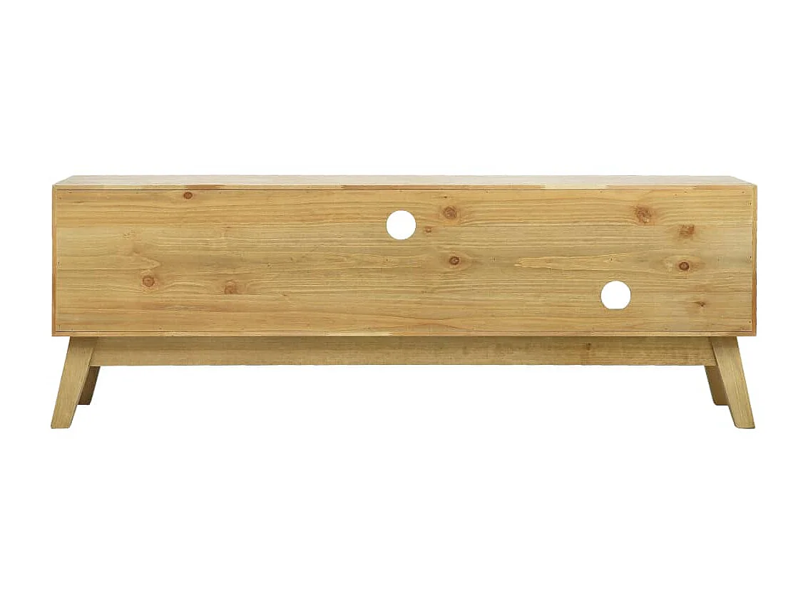Bruin gesneden tv-meubel 120x30x42 cm hout