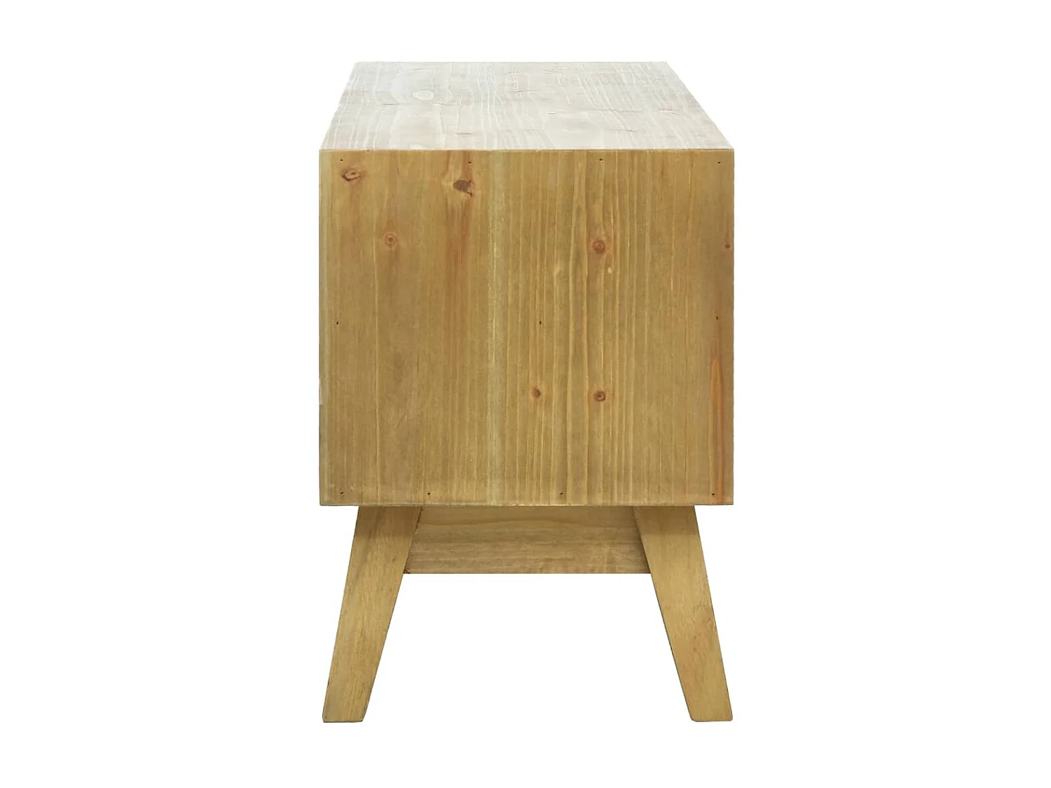 Bruin gesneden tv-meubel 120x30x42 cm hout