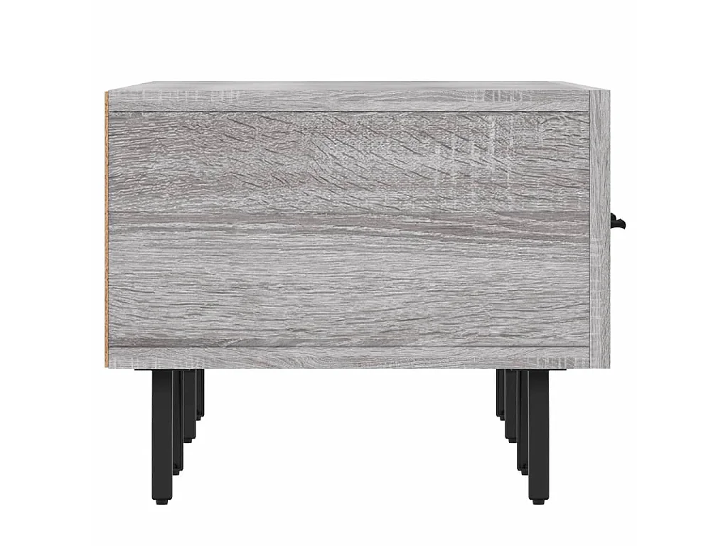 Meuble TV sonoma gris 150x36x30 cm bois d'ingénierie